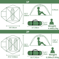 Tente de camping gonflable imperméable, conception à une chambre, installation automatique quatre saisons, grande taille pour l'hiver et les températures froides, idéale pour la famille