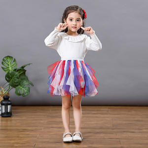 4 juillet fête nationale enfant en bas âge Boutique vêtements <span class=keywords><strong>jupe</strong></span> en <span class=keywords><strong>tulle</strong></span> Costume personnalisé enfants filles Tutu jupes - Product Image 6