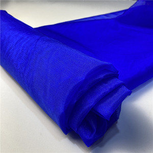 Tela de organza brillante <span class=keywords><strong>para</strong></span> vestido, poliéster, el mejor precio, venta al por mayor de fábrica - Product Image 4