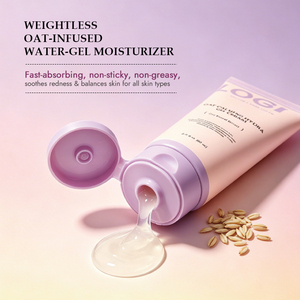 Crème Gel Apaisante à l'Avoine, Non Comédogène, 77% d'Eau de Graines d'Avoine, Hydratant Visage Léger en Gel Aquatique, Sans Parfum, Végan, Coréen - Product Image 2