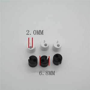 Headphone Cable Clips 2.0mm 6.8mm Tpe Material Cable Management <b>Adapter</b> For 2.0-2.2mm Wire Diameter - Product Image 1