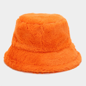 Chapeau de pêcheur féerique en peluche épaissi en fausse <span class=keywords><strong>fourrure</strong></span> Chapeau seau en fausse <span class=keywords><strong>fourrure</strong></span>, hiver chaud, design personnalisé avec logo - Product Image 6