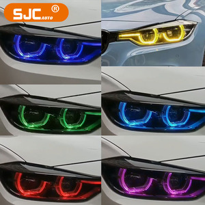 Moduli LED RGB DRL SJC per Fari BMW F30 F35 G20 G28 G30 G38 M3 M4 F80 F82 F32 G22 G82, Moduli RGB Giallo Rosso Verde Blu - Product Image 2