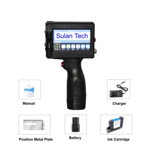 12.7mm 25.4mm QR Bar Batch Code data variabile Logo data di scadenza etichetta portatile a getto d'inchiostro termico portatile - Product Image 1