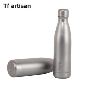 Tiartisan 500Ml Ultralichte Outdoor <span class=keywords><strong>Camping</strong></span> Keuken Accessoires Titanium Waterfles Sportfles Colafles - Product Image 2