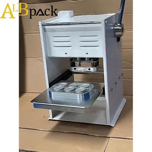 Hand Press 6 Cavity Sealing Machine Available Coffee Capsule Sealer Aluminum Foil Machinery For Nespresso Packing