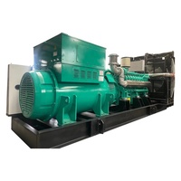 Générateur diesel silencieux à châssis ouvert MG MG500-1MW 1000kW 1MW Stamford avec puissance nominale de 1250KVA, ATS, triphasé, 4 fils, certifié CE