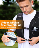 Personnalisé Extérieur Courir Portable Léger Réglable Respirant Imperméable Néoprène Réfléchissant Hydratation Gilet Hommes Femmes