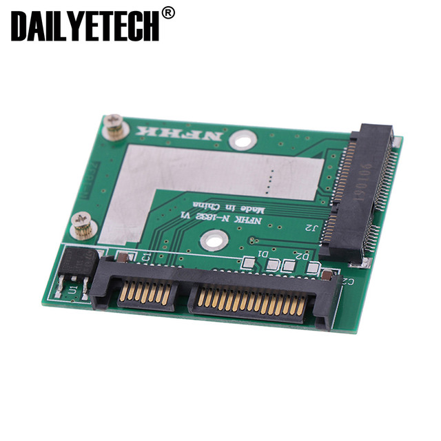 Mini PCIE MSATA SSD to 2.5'' SATA Adapter Converter Card Module Board From DAILYETECH