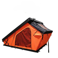 Carpa de Techo Triangular de Aluminio Aislada para las Cuatro Estaciones, Carpa de Techo Rígida Impermeable con Ventana Lateral para Acampar en Familia