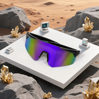 Lunettes connectées RUNCK QY-pro2 : Nouveauté Tactile, Musique, Sport, Pliables, Métal, PVC, IA, Traduction Vocale en Temps Réel, Légères (40g), 3.8V