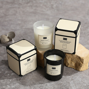 Velas aromáticas de lujo para aromaterapia, velas aromáticas de lujo en frasco de vidrio, personalizadas, de algodón, mechas de baño, superventas - Product Image 2