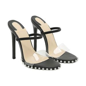 Sandali da Donna con Tacco Alto 2024, Nuova Collezione USA ed Europa, <span class=keywords><strong>Sexy</strong></span> con Strass, Punta Affusolata, Taglie Grandi, per Feste all'Aperto - Product Image 6