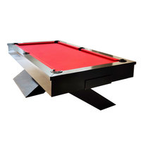 Factory Direct Custom Design Schiefer bett Billardtisch 7ft 8ft 9ft Billardtisch für den Heimgebrauch