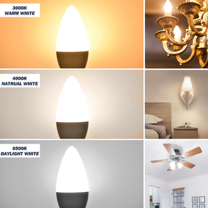 <span class=keywords><strong>3</strong></span> Вт 5 Вт 7 Вт 10 Вт светодиодные лампы C37 Светодиодные лампы E27 3000K 4000K 6500K Светодиодные лампы/лампочки/светодиодные лампочки - Product Image 2