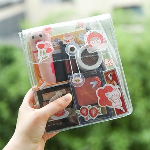 Mode ins sac de <span class=keywords><strong>rangement</strong></span> transparent PVC wrap soins de la peau étanche pratique main billet information sac de <span class=keywords><strong>rangement</strong></span> - Product Image 1