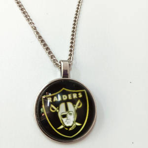 Хорошие продажи, спортивные руководители города Канзас, аксессуары для футбольной команды, окрашенное маслом круглое ожерелье с логотипом 32 команды - Product Image 2