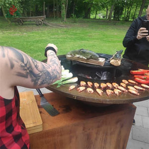 Parrilla de <span class=keywords><strong>Leña</strong></span> para Barbacoa al Aire Libre, Parrilla Plegable para Barbacoa, Herramienta para Barbacoa, Parrilla de Malla Metálica para Barbacoa en Interiores <span class=keywords><strong>y</strong></span> Exteriores - Product Image 6