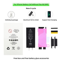 Batteries de Téléphone Haute Qualité pour iPhone XR XS 11 12 13 14 15 16 17 Pro Max Cellule de Batterie SANS Flex BMS