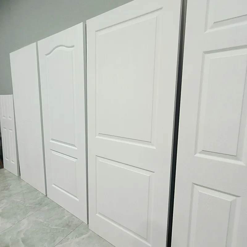 30 in. x 80 in. Honeycomb Molded Door Pre-hung Interior White Primed Moulded Door