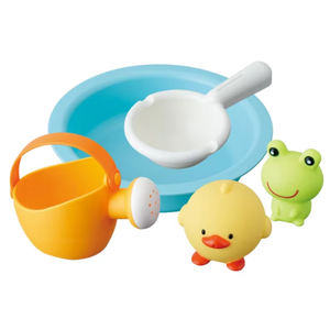 Jouet de bain interactif pour nourrissons et tout-petits de 0 à 12 mois Design unique de lapin et de bateau Jouet doux pour nouveau-né - Product Image 1