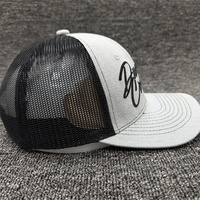 Casquettes de sport personnalisées, casquettes trucker vierges à visière incurvée, style Richardson 112, casquette trucker à 6 panneaux avec dos en maille et logo personnalisé