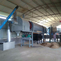 Exportation à bas prix d'usine de four de distillation à sec de charbon de bois, machine à biochar, four de carbonisation continue de vinaigre de bois