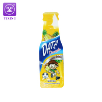 Sachet de boisson en forme spéciale personnalisée, gel énergétique au collagène liquide, sachet de 30 ml en forme de bouteille pour boisson au jus