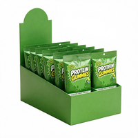 Gummies de protéines de lactosérum pour la croissance musculaire des adultes, marque privée OEM, nutrition sportive, soutien protéiné quotidien