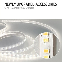 Miroir de maquillage LED octogonal de luxe pour salle de bain d'hôtel, design Art Déco, lampe de coiffeuse murale, interrupteur tactile, acier inoxydable