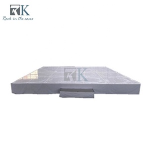 Scène intelligente à plateforme blanche brillante pour les événements de mariage avec jupes en vente RK RAK-SQ4I 750 kg/m² - Product Image 4