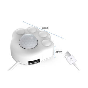 مستشعر حركة ذكي لنافورة مياه القطط، جهاز استشعار بالأشعة تحت الحمراء ذكي يعمل بـUSB، ملحقات عامة للحيوانات الأليفة - Product Image 2