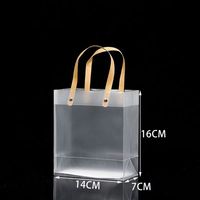 Sac cadeau transparent en PP pour festivals, sac promotionnel publicitaire, sac cadeau compagnon, sac mat, sac pour articles de toilette et cosmétiques