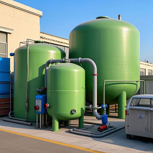 Réservoir de stockage d'eau en acier industriel de 1000000 litres, équipement d'enroulement horizontal 220v pour grandes usines horizontales en fibre de verre - Product Image 6