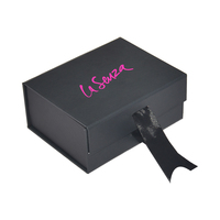 Hochwertige Maßgefertigte Prägedruck-Fell-Lingerie Faltbare Magnetische Papierbox Unterwäsche-Verpackung aus Recycling-Materialien Individuell Anpassbar