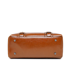Sacs à main en cuir véritable pour femmes, sacs fourre-tout à bandoulière avec fermeture éclair, sacs à main en cuir de vachette véritable avec poignée supérieure, sacs à main pour femmes - Product Image 6