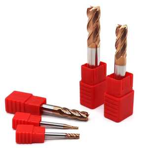 Fresa Tórica Redonda, Fresas Esféricas, Fresa Plana, Carburo TiAIN AlTin Tin 4CTES 45HRC 55HRC 65HRC 6 MM 8MM 10MM 12MM para Corte - Product Image 6