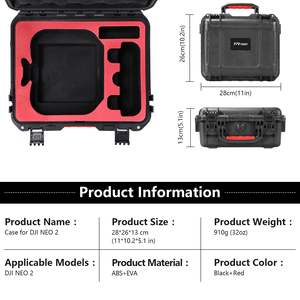 Estuche NEO 2, Estuche Rígido Impermeable para Accesorios DJI NEO 2 Fly More Combo, Compatible con el Control Remoto DJI RC-N3 - Product Image 6