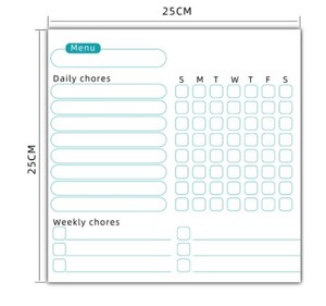 Mềm từ <span class=keywords><strong>notepad</strong></span> lịch bảng trắng từ bữa ăn hàng tuần hàng tháng đến tủ lạnh từ bảng nam châm làm danh sách biểu đồ việc vặt - Product Image 5