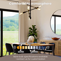 Ampoule LED à filament de verre 12W B22/E26/E27 ST21/ST64, 1500lm, dimmable, CRI90, efficace et écologique, pour la maison et l'hôtel