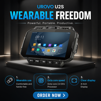 Ordinateur portable industriel Urovo U2S, terminal de données robuste Wi-Fi 6E, scanner de codes-barres, 3500 mAh, 4 Go/64 Go RAM/ROM, caméra arrière 13 MP