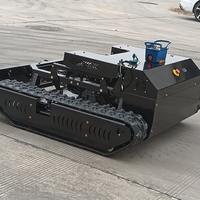 Tondeuse à gazon télécommandée pour vergers, vignobles, pentes et fermes – Machine professionnelle de débroussaillage.