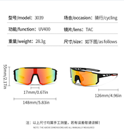 Lunettes de soleil de sport haut de gamme pour enfants, style européen et américain, unisexe, pour activités de plein air, alpinisme, ski, coupe-vent, polarisées, anti-buée, UV400