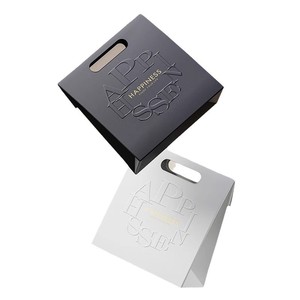 Bolsas de Papel para Regalo Personalizadas con Logotipo de Lujo, con Asas Troqueladas, para Compras, Ropa, Lencería, Negocios, Tiendas, Cafeterías, Comida para Llevar, Panadería - Product Image 3