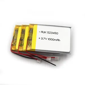 리튬 이온 배터리 3.7V 1000mAh Lipo 배터리 362985 404055 484250 494051 533542 543272 가전