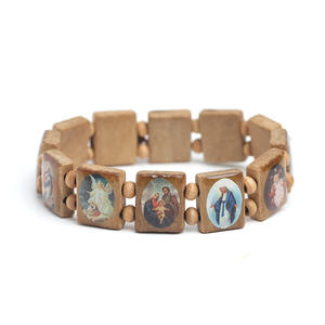 Pulsera de Madera de St. Jude de Bella, <span class=keywords><strong>Crepúsculo</strong></span> y <span class=keywords><strong>Amanecer</strong></span>, para Mujer, Brazalete con Escudo Familiar, Brillante, Regalo para Fanáticas de Vampiros - Product Image 4