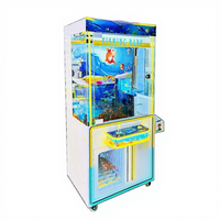 Nouvel équipement de jeu d'arcade de pêche et de préhension de figurines - Métal, sans personnel, fonctionnement en libre-service par numérisation de code QR et paiement par pièces