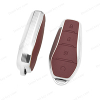 Étui de clé de voiture personnalisable de luxe DM pour accessoires BYD pour E2/E3/Song PRO/Yuan Plus/Dolphin, housse de télécommande, porte-clés FOB