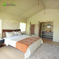 Tentes de luxe JUMEI Hôtel Resort Glamping Extérieur Imperméable Tente extensible haut de gamme