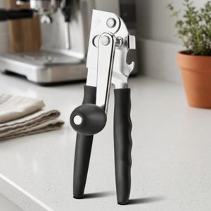 Ouvre-boîte manuel avec poignée antidérapante, ouvre-boîte et ouvre-bouteille multifonctionnel, robuste - Product Image 2